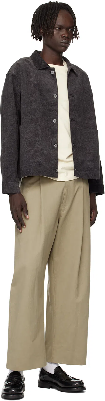 LEMAIRE Black Vegetable-tanned Chelsea Boots In Bk999 Black