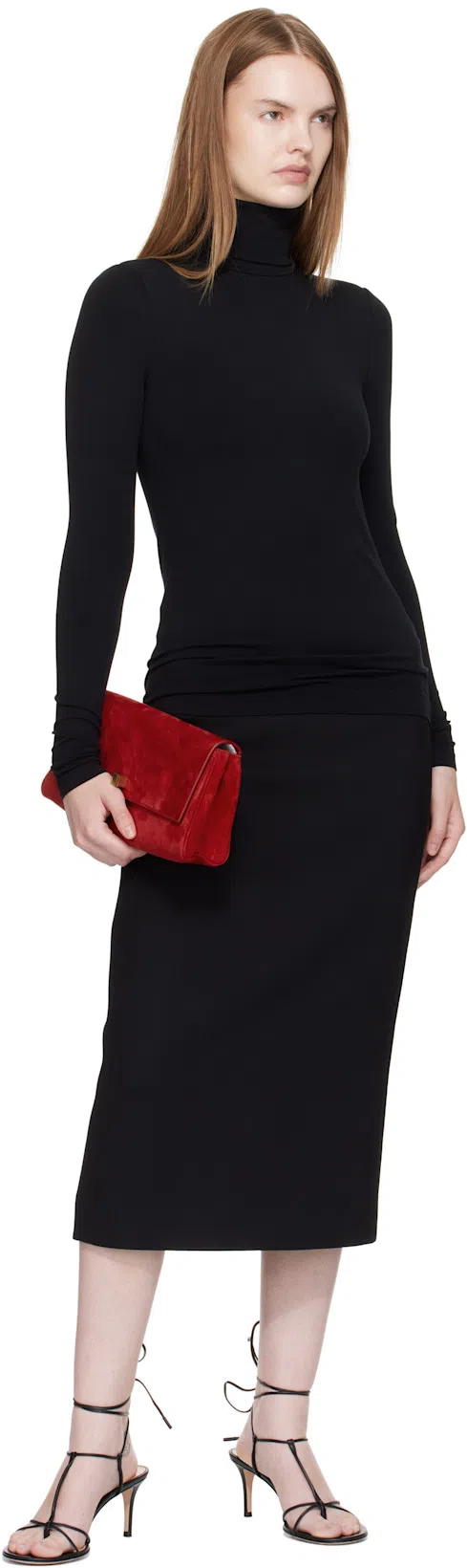 GIANVITO ROSSI Strappy Leather Ankle-strap Sandals In Bourgogne