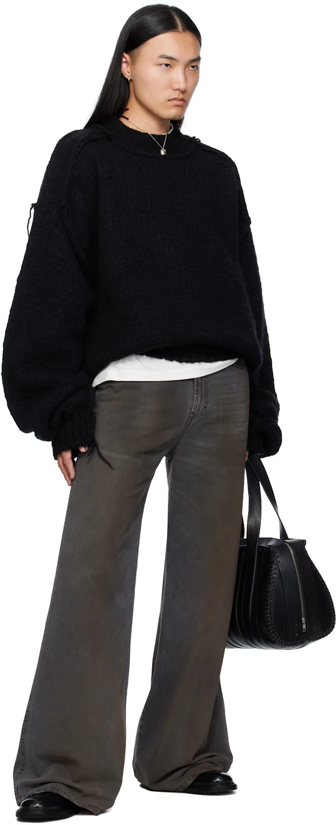 THE ROW Boxy Cut Cotton T-shirt With Short Sleeves In White