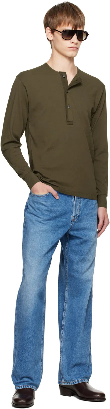 LEMAIRE Black Vegetable-tanned Chelsea Boots In Bk999 Black