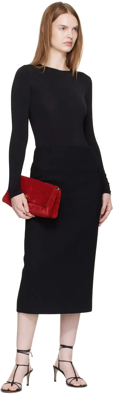 GIANVITO ROSSI Strappy Leather Ankle-strap Sandals In Bourgogne