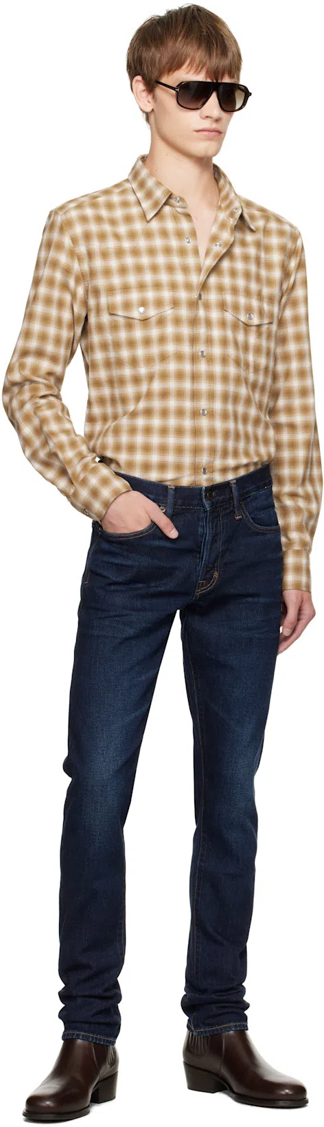 LEMAIRE Black Vegetable-tanned Chelsea Boots In Bk999 Black