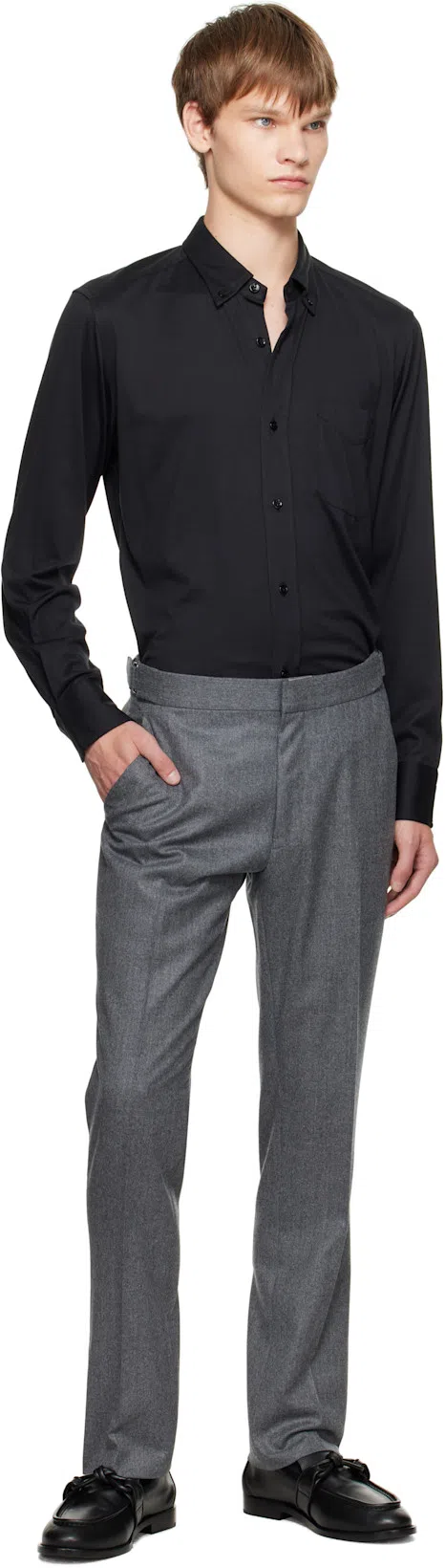 BOTTEGA VENETA Astaire Knot Leather Loafers In Black