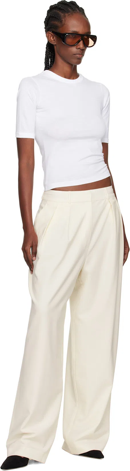 PORT TANGER Ssense Exclusive Black Sayf Sunglasses