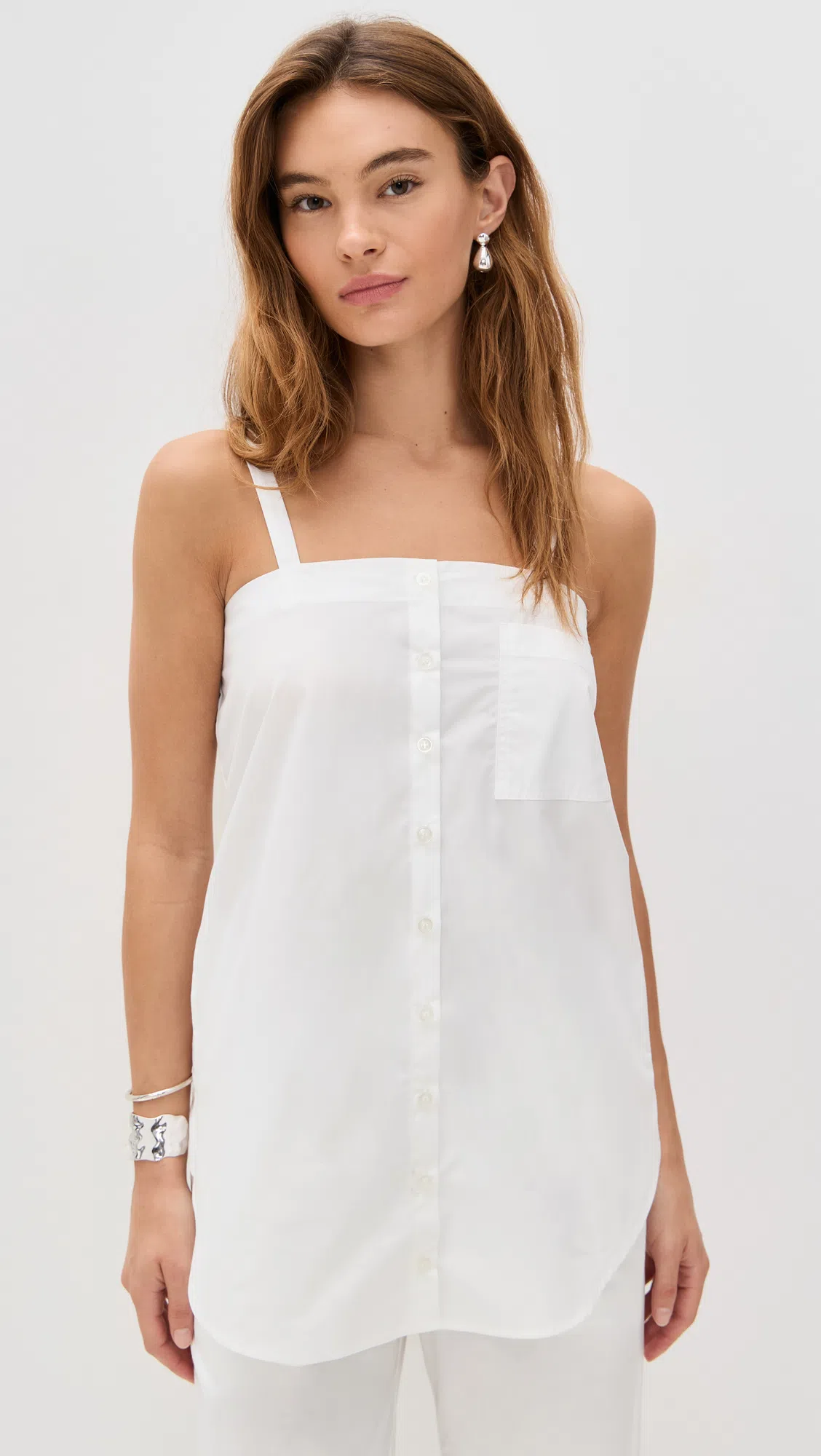 TIMELESS PEARLY Set Of Tube Rings In Gold/silver