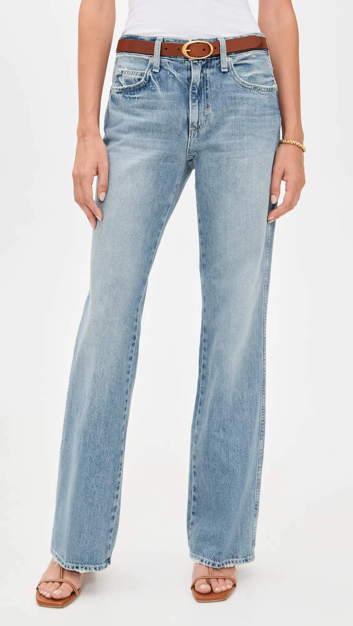 STAUD Crescent Moon-shaped Mini Bag In Polished Black Leather