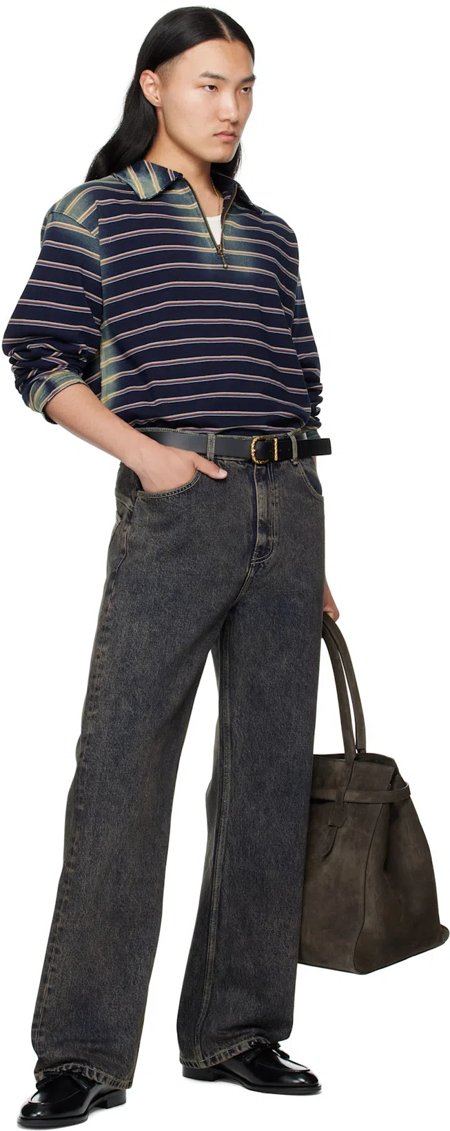 VALENTINO GARAVANI Bowshire Loafers In Black Glossy Calfskin