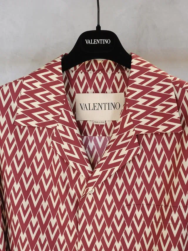 VALENTINO Salvatore Santoro Balzer Shearling Suede Leather In Red