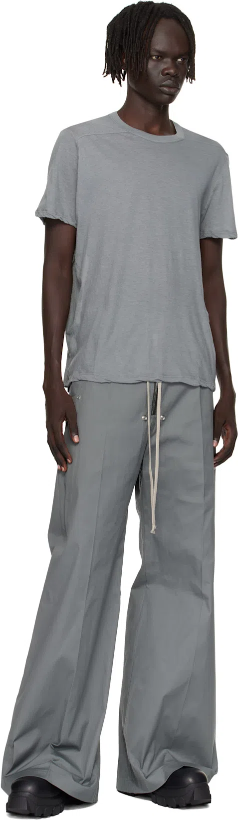 RICK OWENS Beatle Bozo Tractor Boots In Black