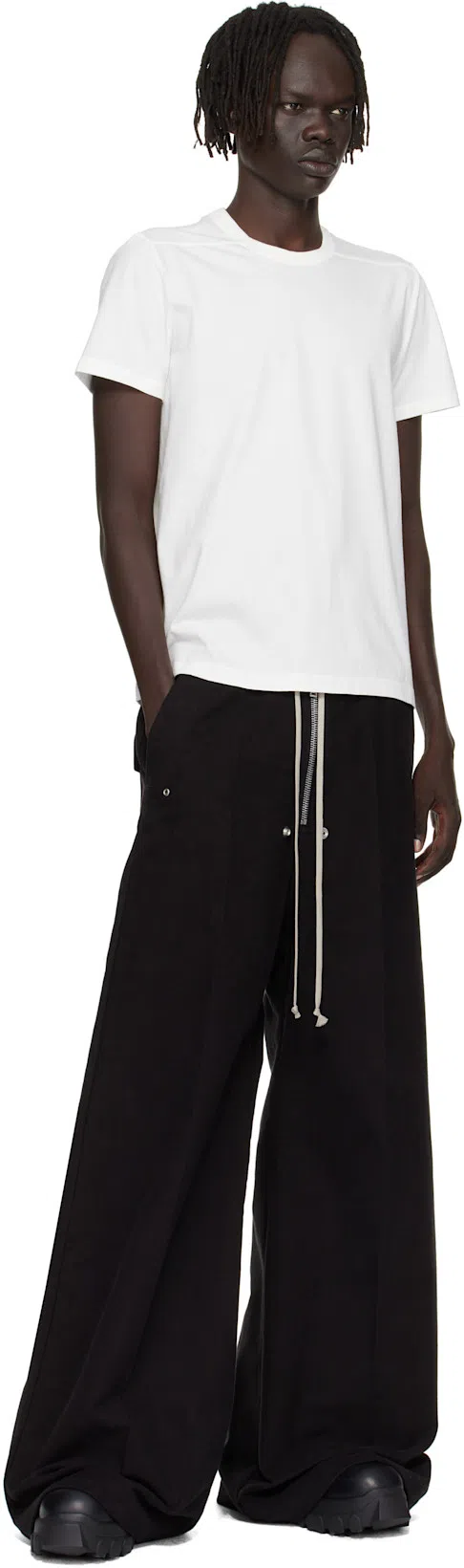 RICK OWENS Beatle Bozo Tractor Boots In Black