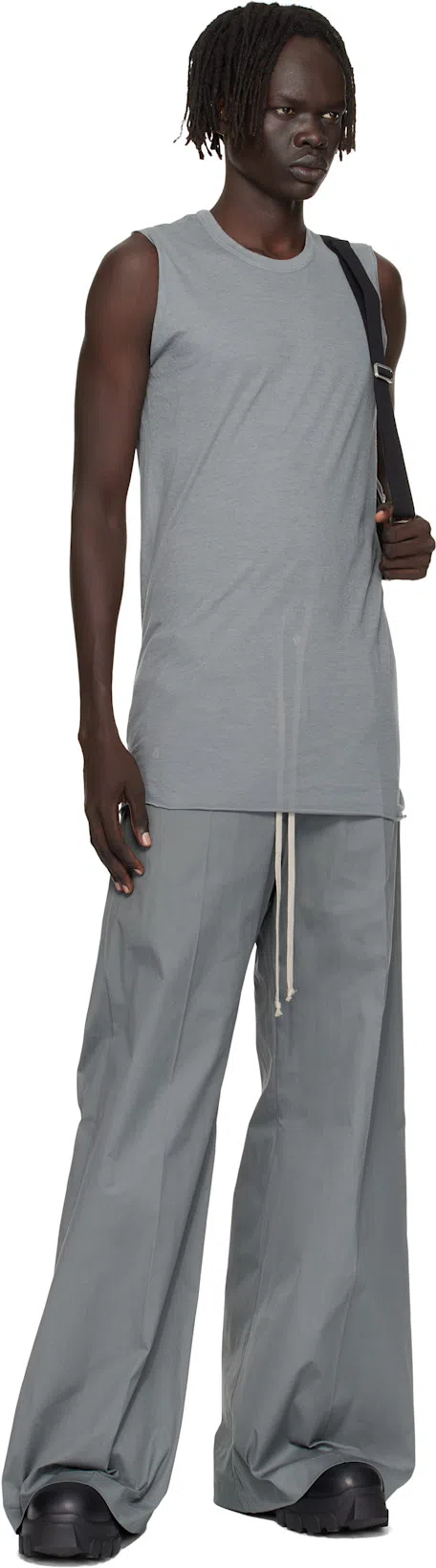 RICK OWENS Beatle Bozo Tractor Boots In Black