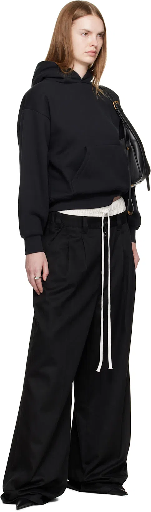 BALENCIAGA Small Bel Air Shoulder Bag In Black