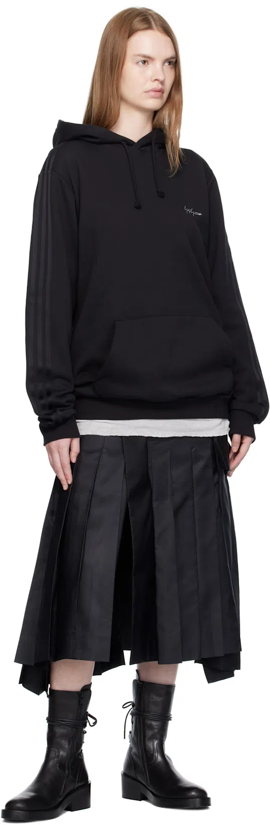 ANN DEMEULEMEESTER Woman Ankle Boots Black Size 7.5 Leather