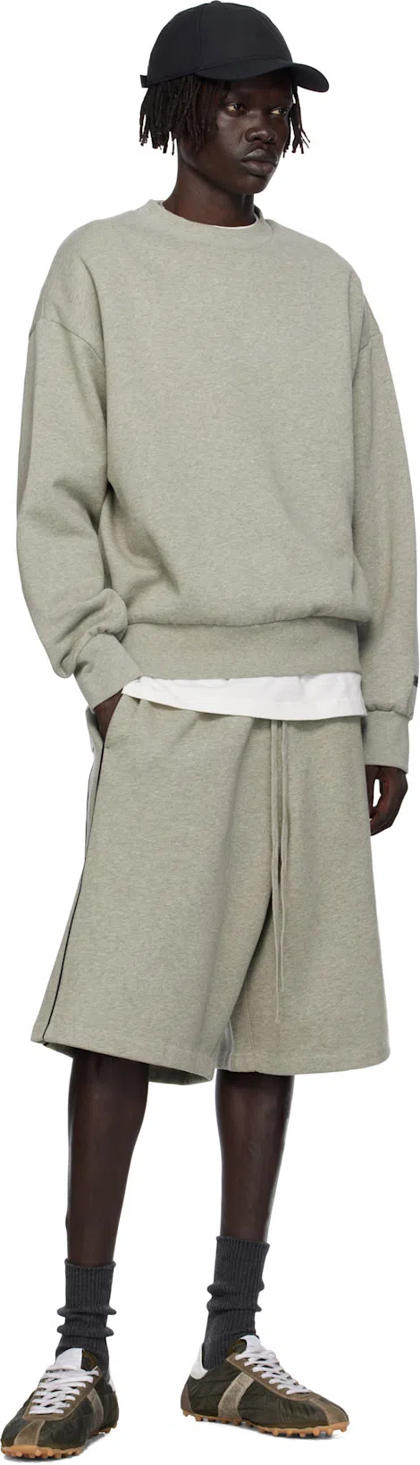 MAISON MARGIELA Green Polyester Sneaker