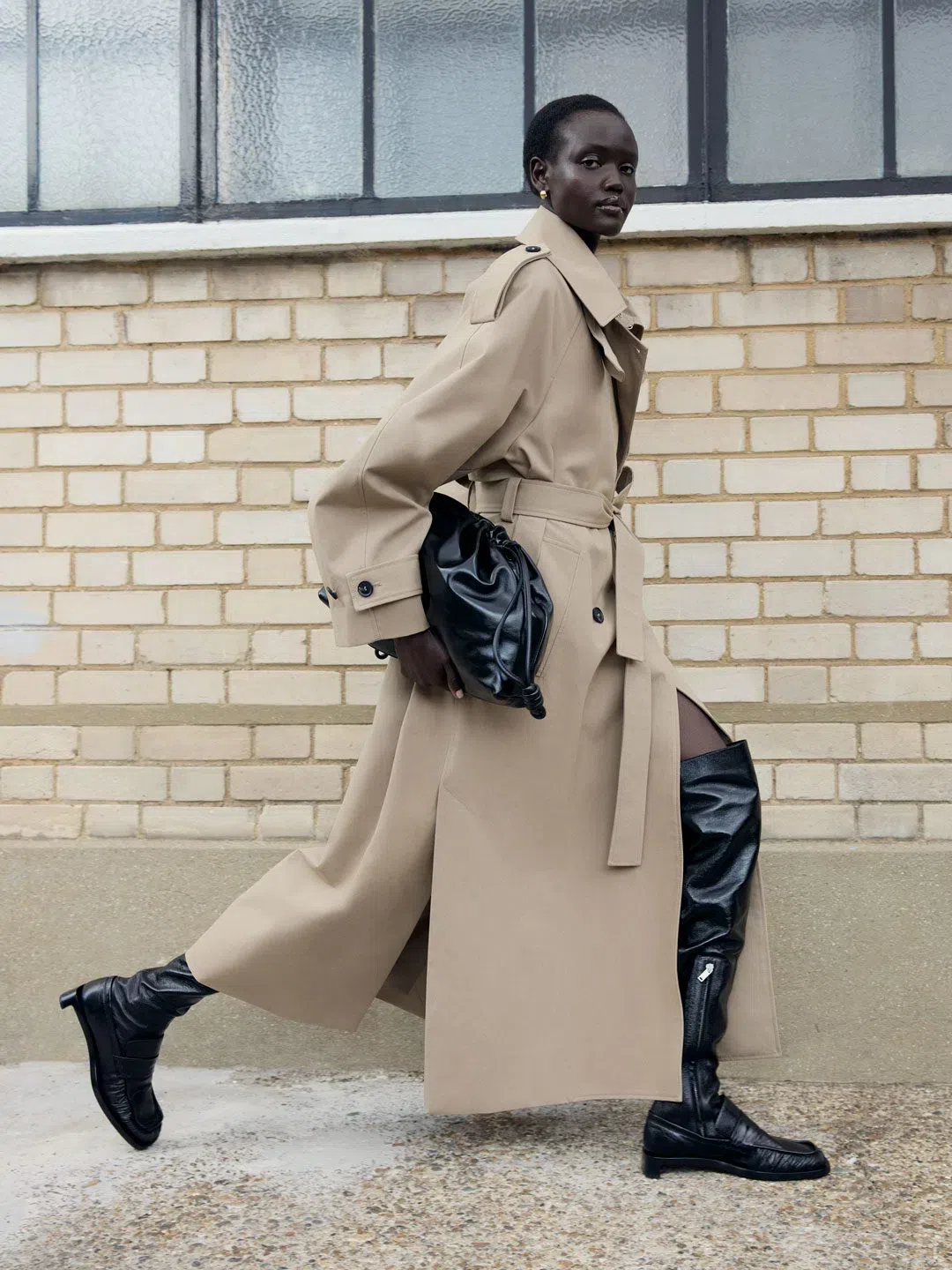 SAINT LAURENT Resin-detail Clip-on Earrings In Multi