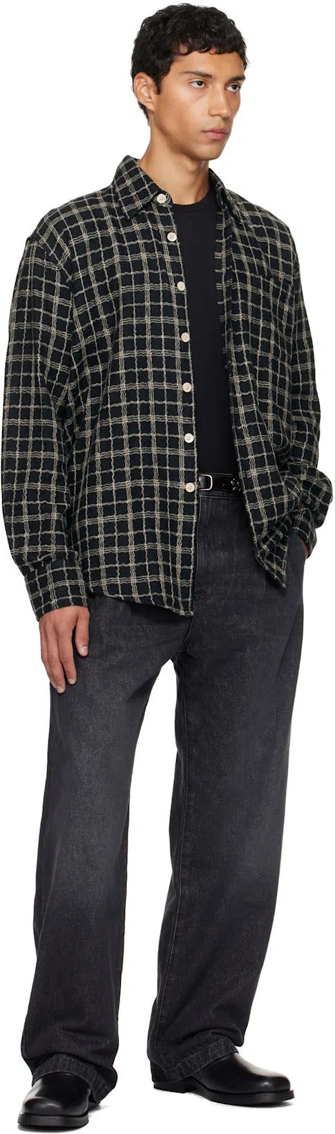 OUR LEGACY New Box T-shirt In Black In Nero