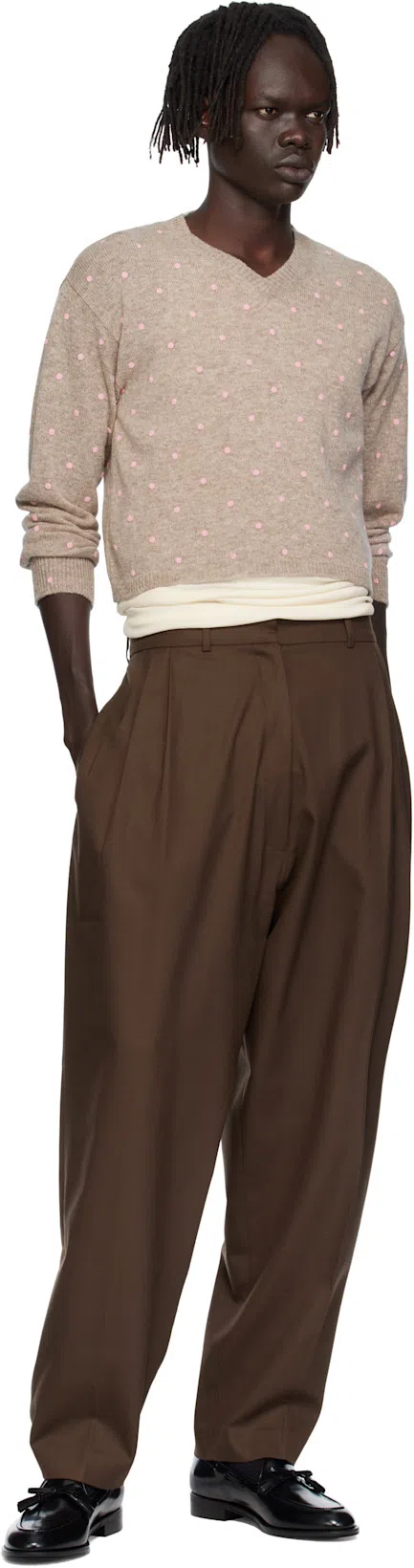 VALENTINO GARAVANI Bowshire Loafers In Black Glossy Calfskin