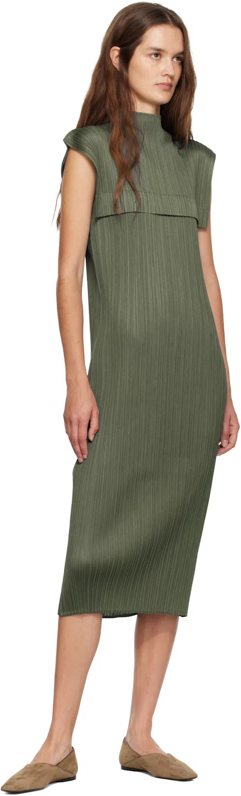 TOTÊME Suede Everyday Ballet Flats In Neutral