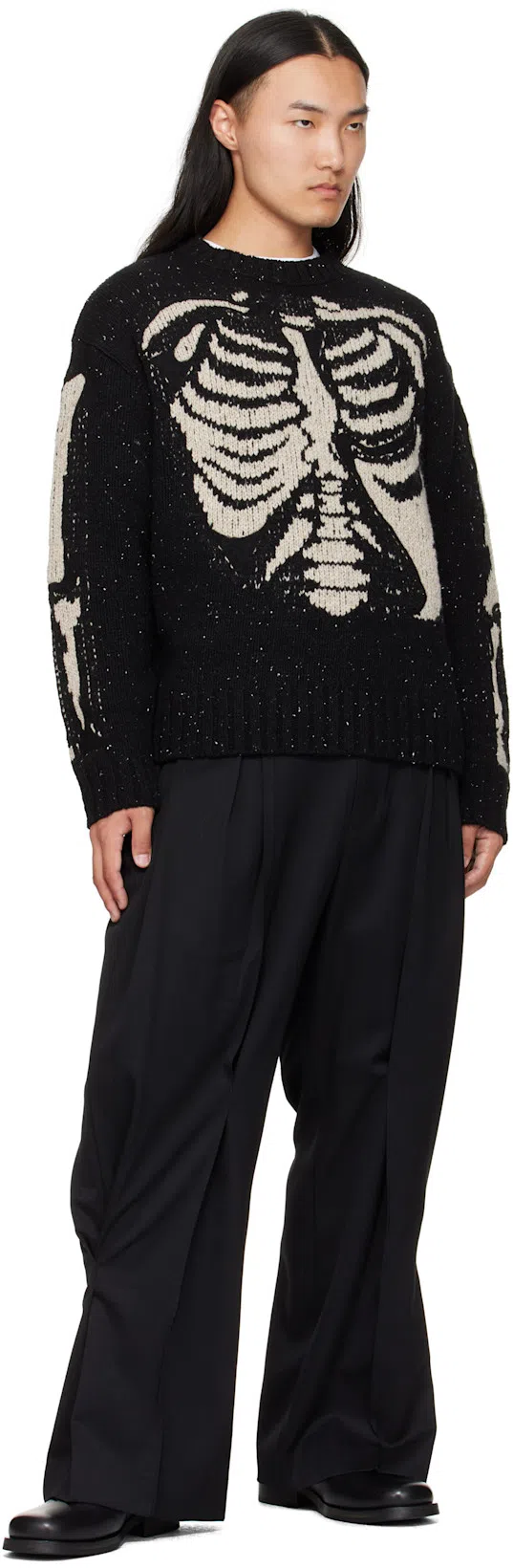 OUR LEGACY Camion Leather Mule With Buckle In Black