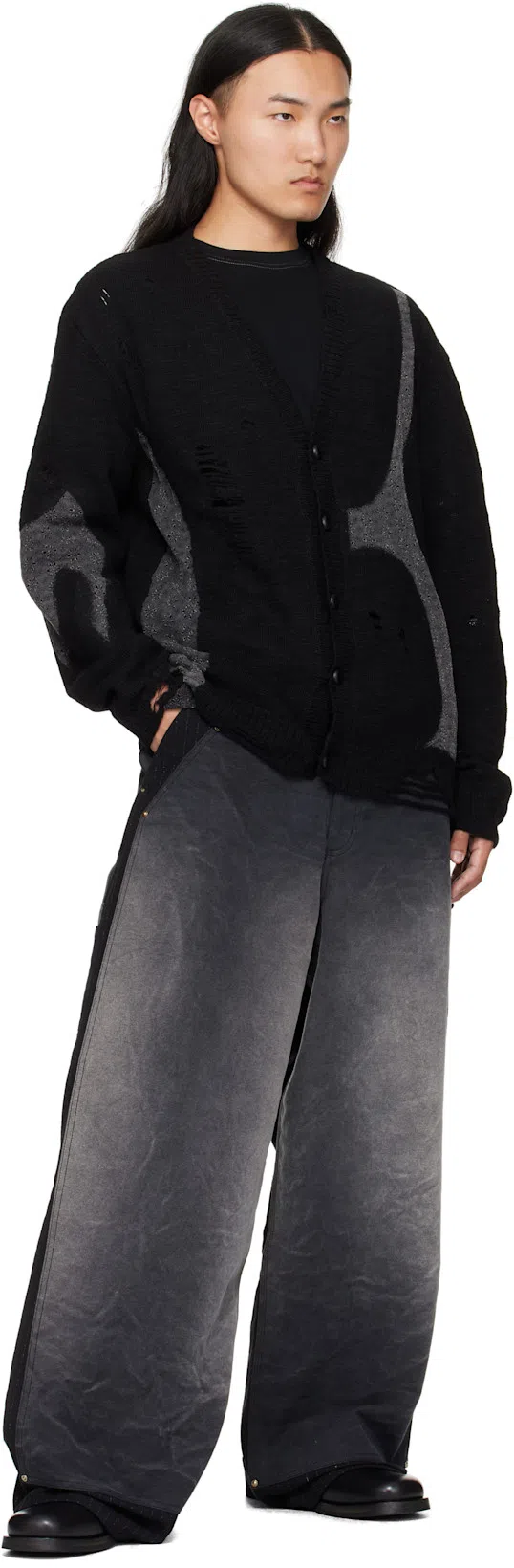 OUR LEGACY Camion Leather Mule With Buckle In Black