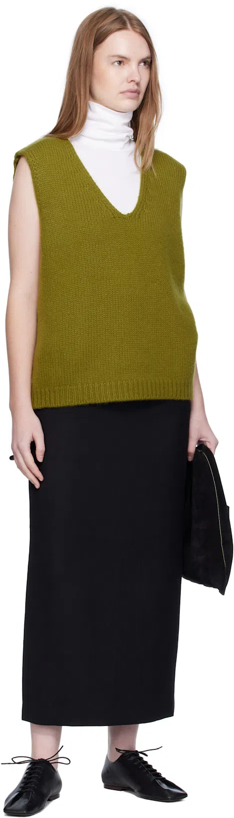 THE ROW Bindle Small Shoulder Bag In Silk Leather In Black