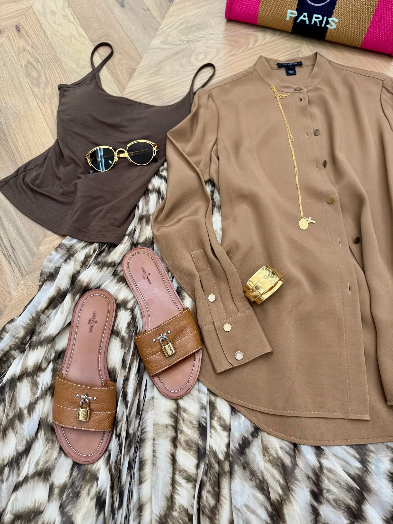 SELF-PORTRAIT Gathered Cutout Crystal-embellished Mesh Top In Brown