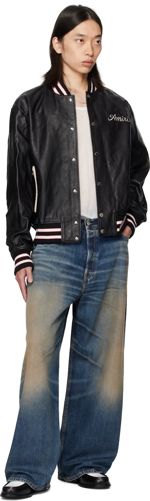 ACNE STUDIOS Mens Rocka Straight-leg Denim Jeans Dark Blue