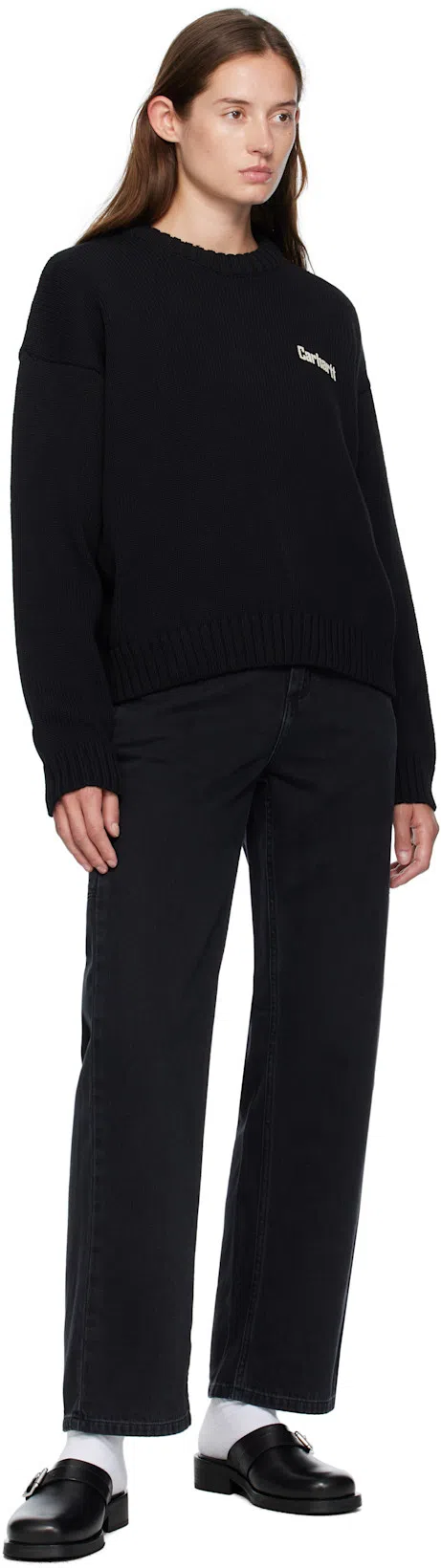 TOTÊME Gray Curved Rib Tank Top In Charcoal Melange 019