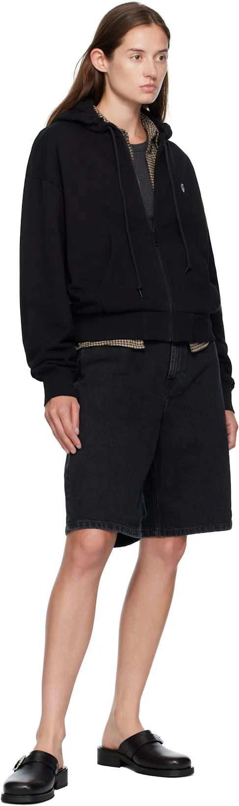 TOTÊME Gray Curved Rib Tank Top In Charcoal Melange 019