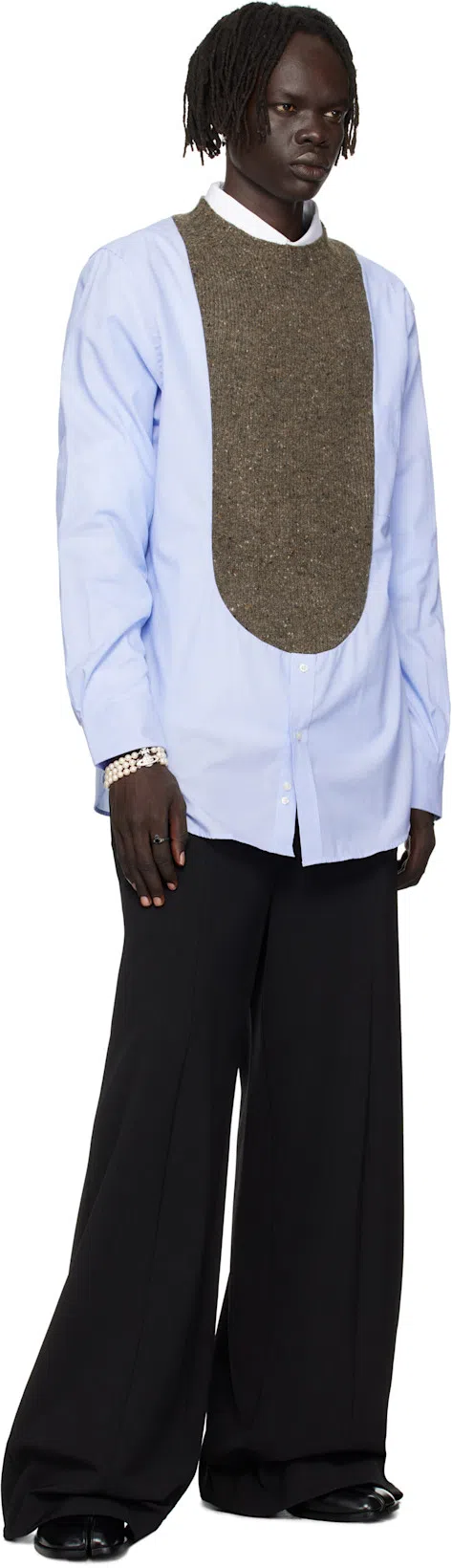 MAISON MARGIELA 30mm Tabi County Leather Loafers In Black