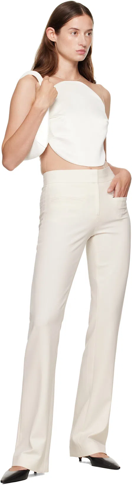 THE ROW Liisa Distressed Kitten-heel Pumps In Black