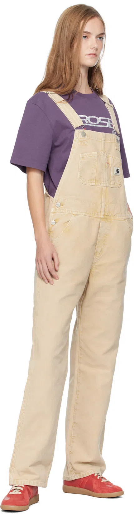 MAISON MARGIELA Replica Leather And Suede Sneakers In Red