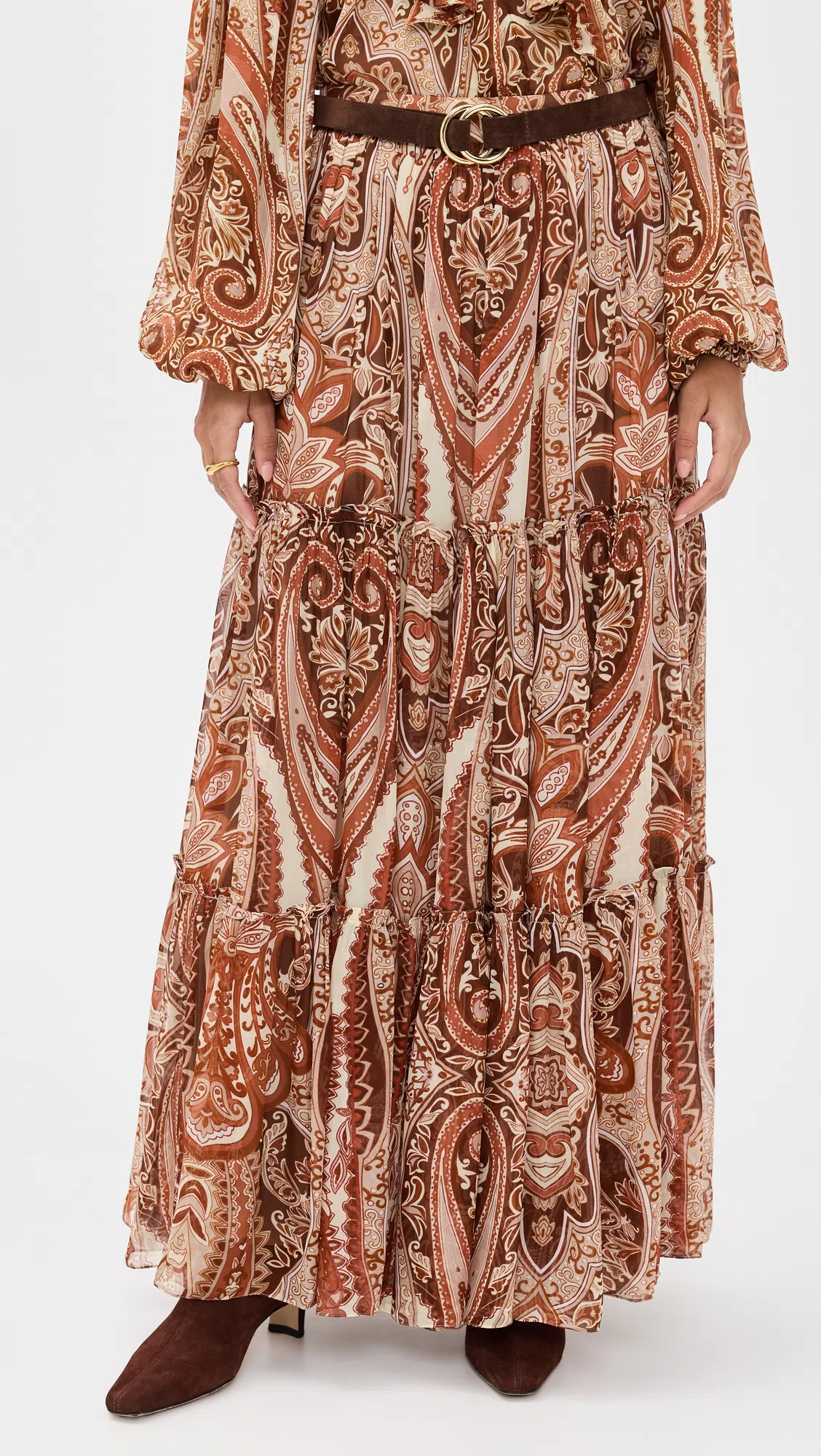 APC 'snow' Slouchy Shoulder Bag In Brown