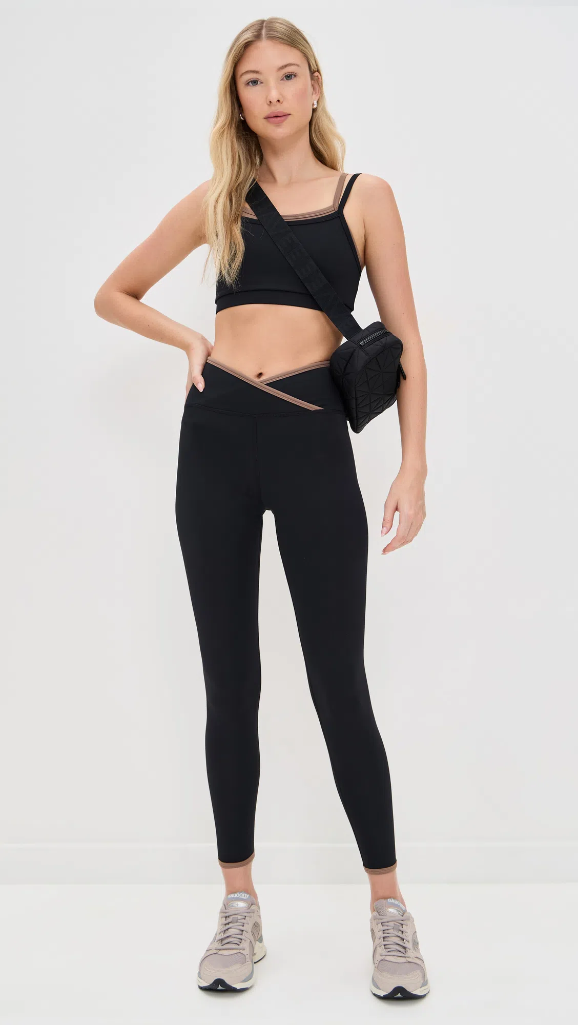 CALPAK Luka Mini Belt Bag Oatmeal In Brown