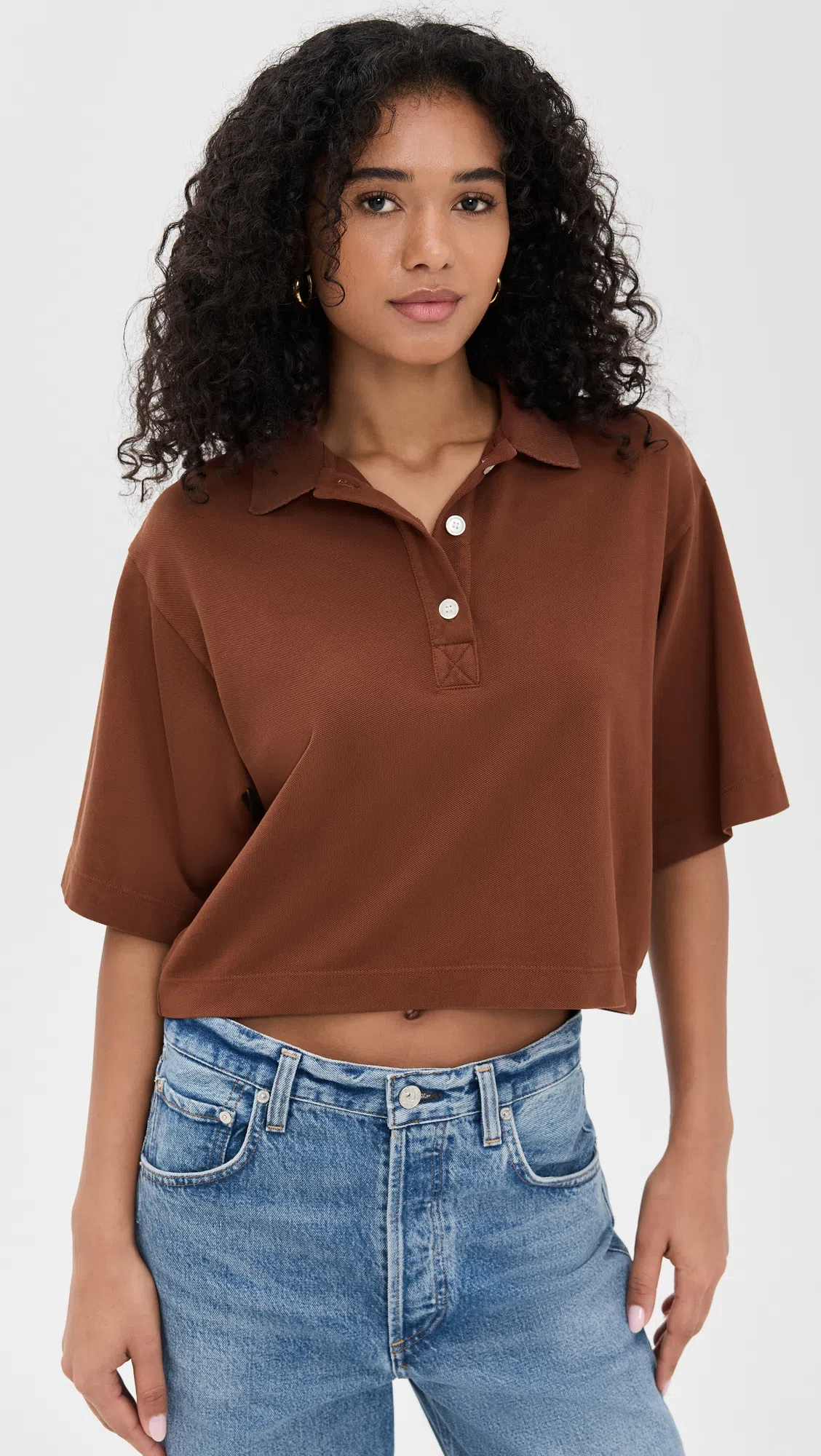 MADEWELL The Mini Belted Crossbody Bag In Leather Dark Carob In Brown