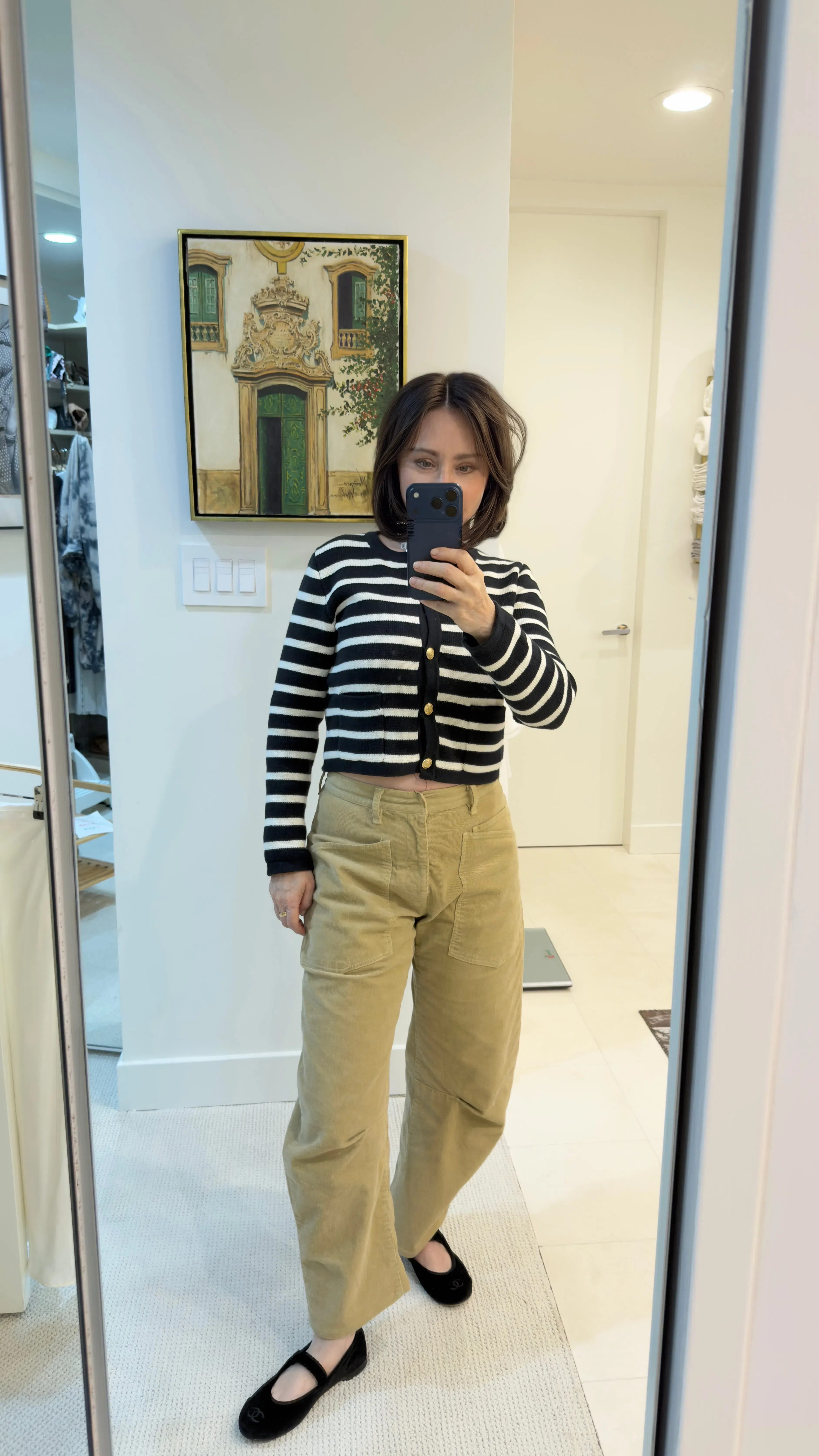 MIU MIU Logo-printed Bow Detailed Ballerina Shoes In Animal Print