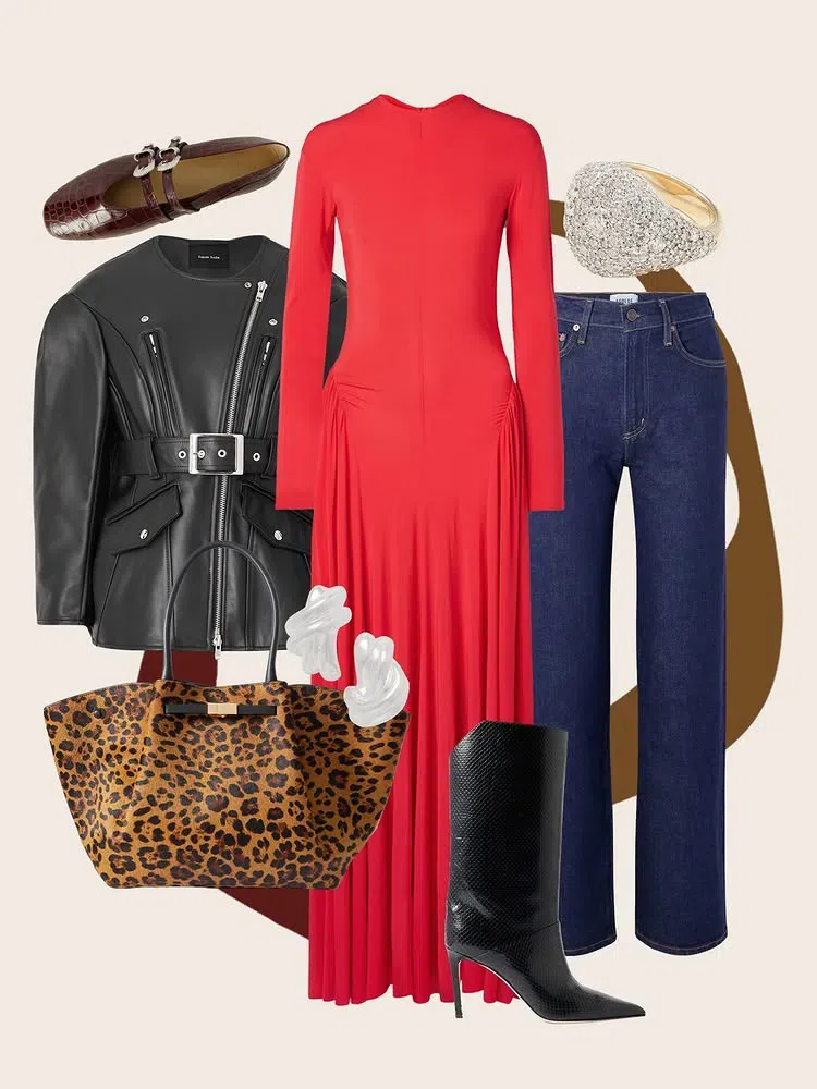 AGOLDE Harper Mid Rise Relaxed Straight Jeans In Reissue In Blue