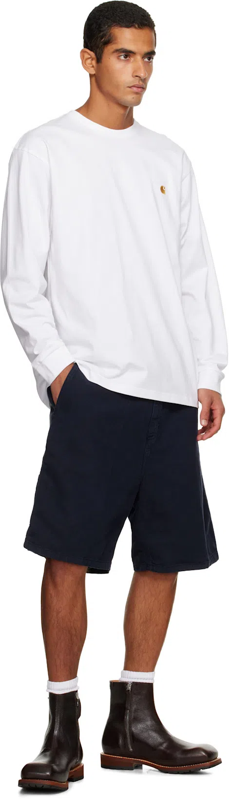 CARHARTT L/s Chase T-shirt In White