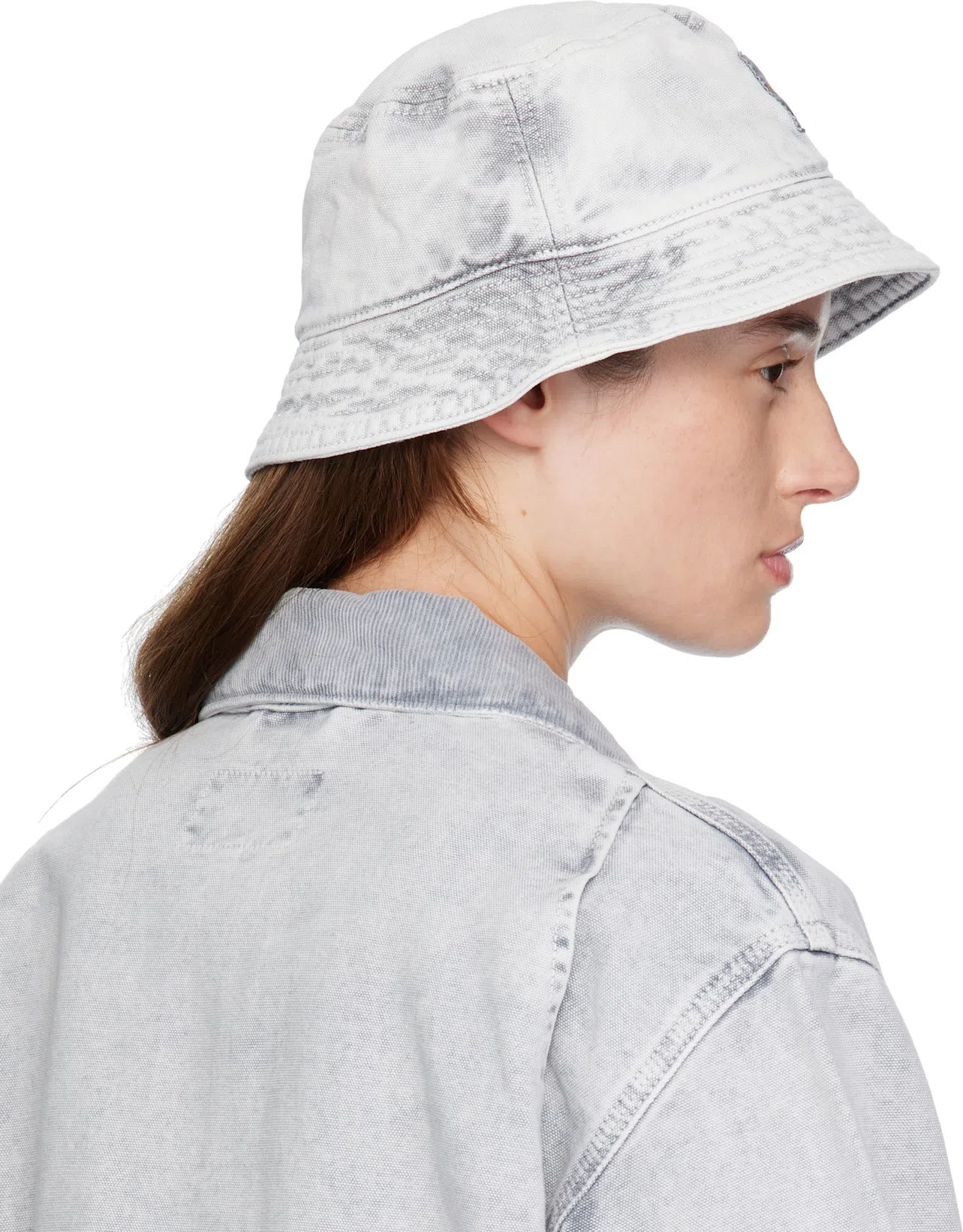 CARHARTT Emery Jacket With Collar And Pockets In Gray