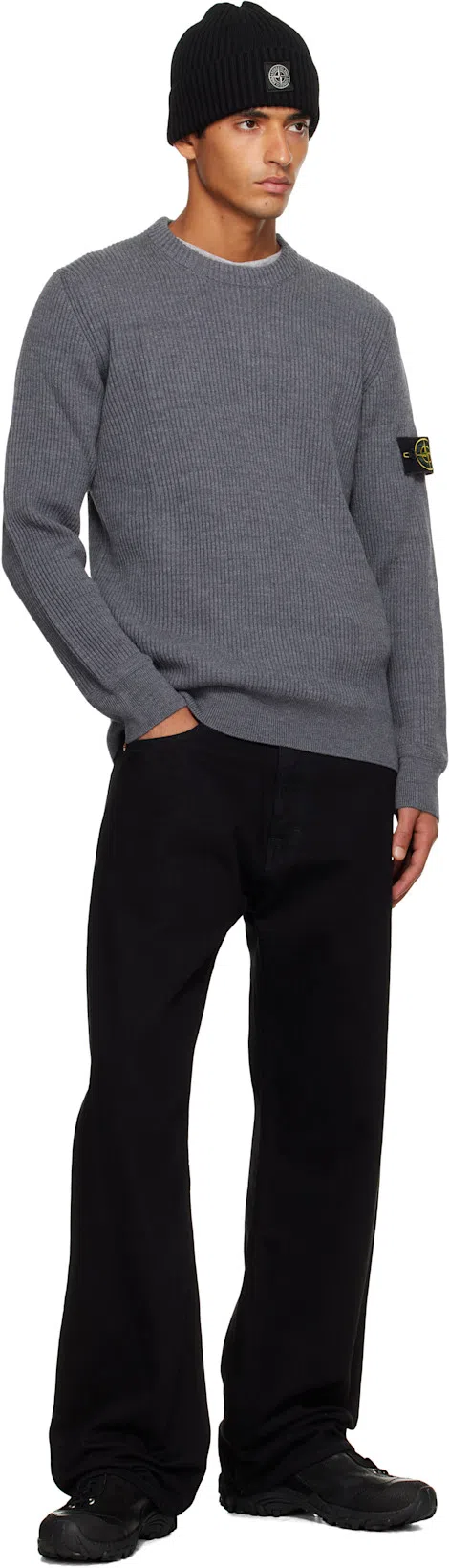 TOM FORD Gray Cotton Stretch Jersey T-shirt In Grey