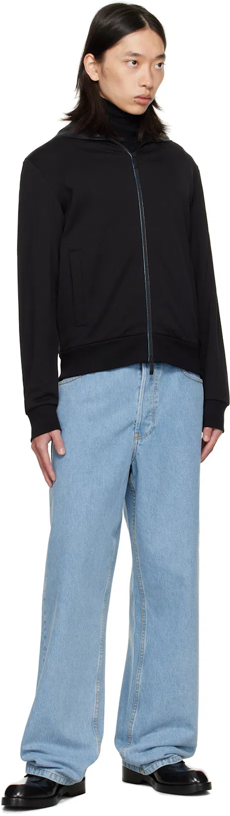 JIL SANDER Studded Leather Clogs With Chunky Sole In Black