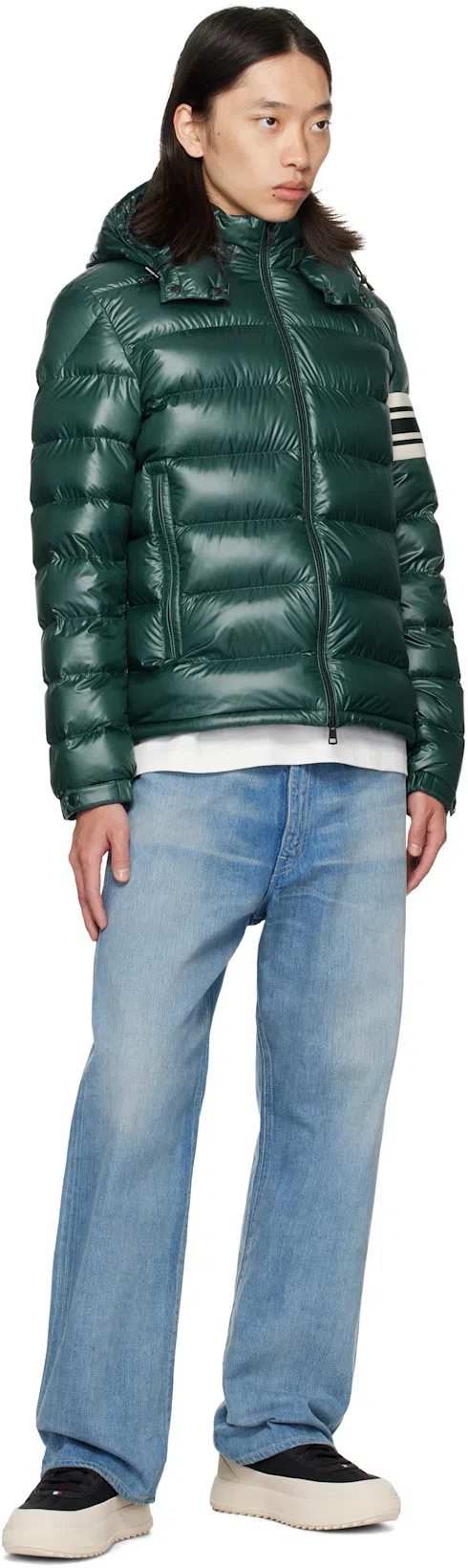 MONCLER Altive Sneakers With Round Toe And Pull Tab In Black