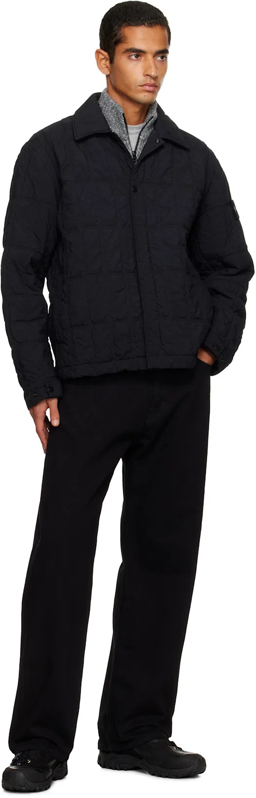 TOM FORD Gray Cotton Stretch Jersey T-shirt In Grey