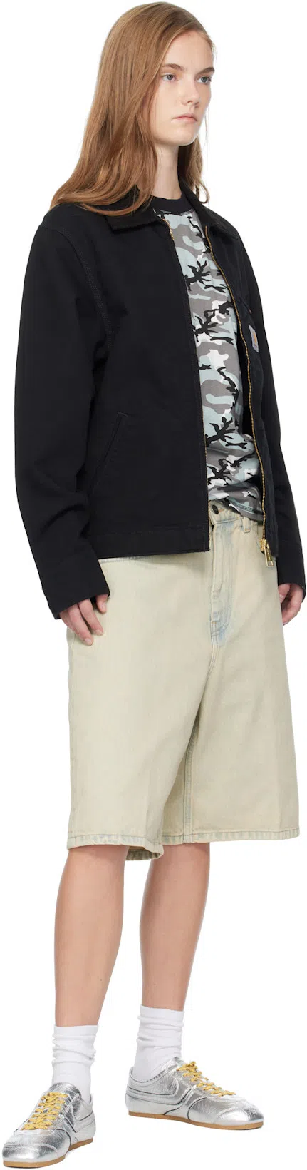 STILL KELLY Gray Camo Baby T-shirt