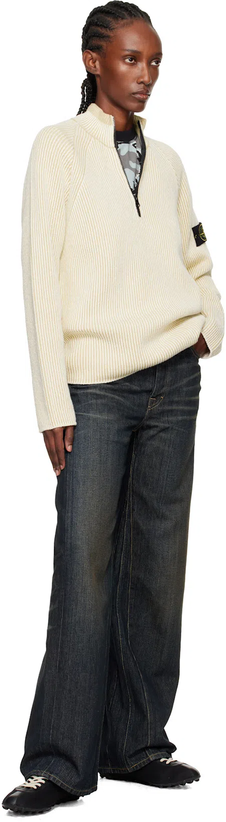 MAISON MARGIELA Sprinter Leather And Suede-trimmed Twill Sneakers In Black