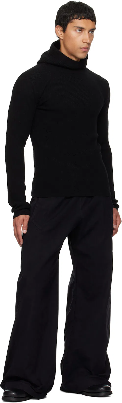 LEMAIRE Men Cotton Tank Top In Nero