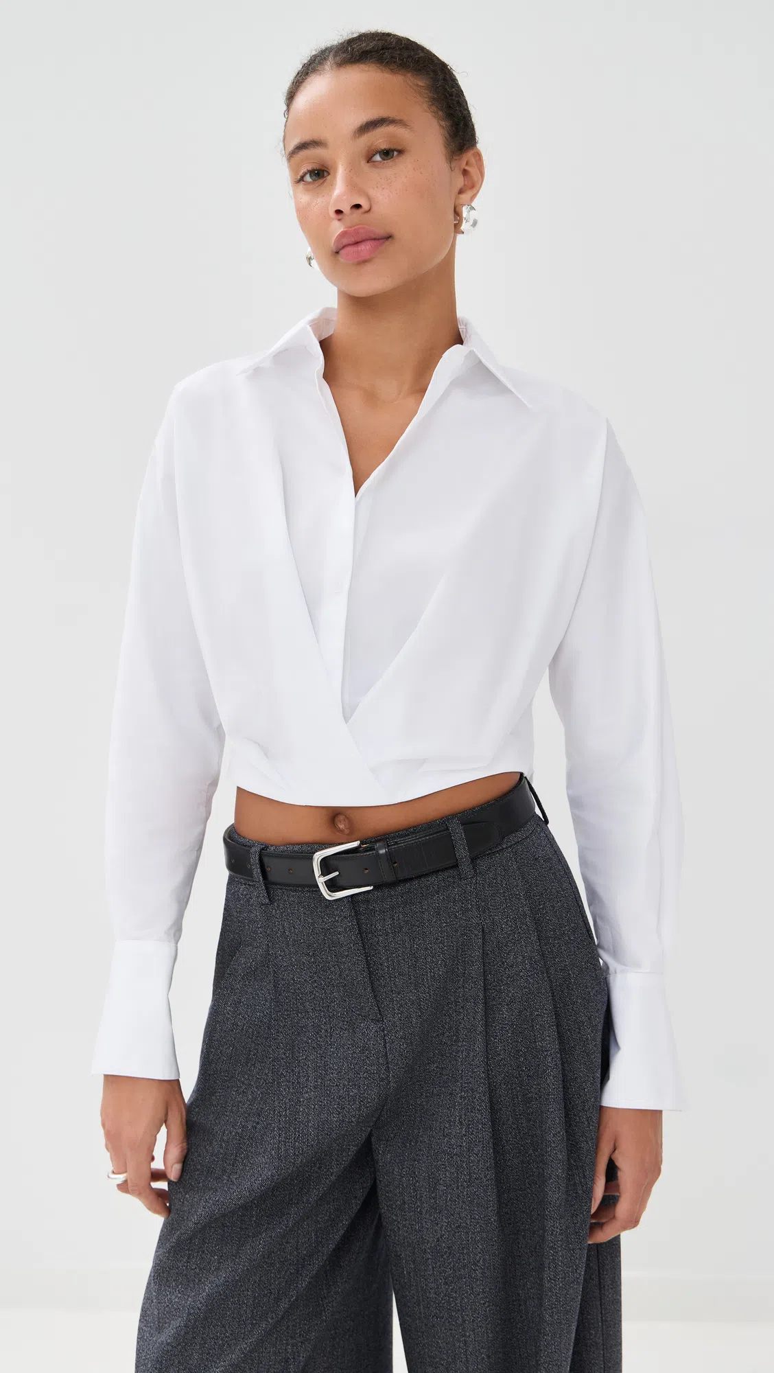 7 FOR ALL MANKIND High Rise Lotta Flared Leg Jeans In Artifact In Blue