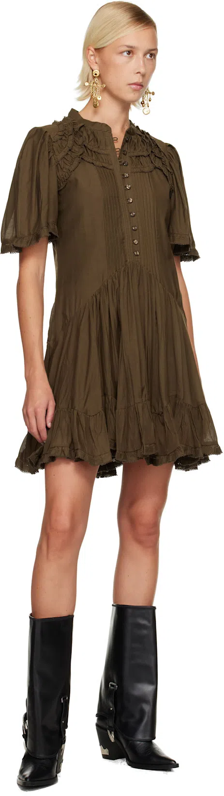 CHLOÉ Pendant Earrings In 9dc Vintage Gold