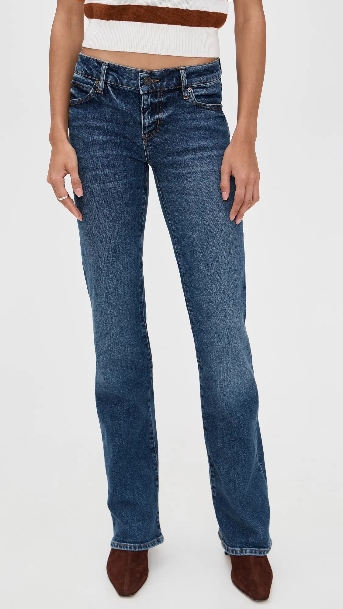FRAME Ruler Straight-leg Jean In Written In Blue