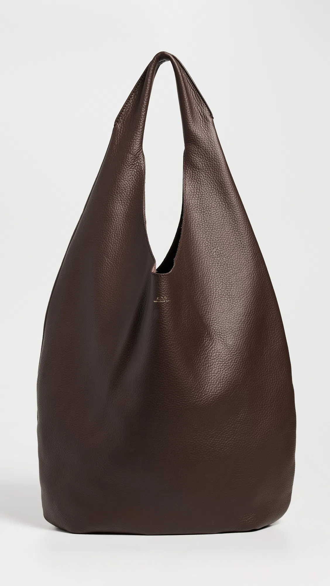 APC 'snow' Slouchy Shoulder Bag In Brown